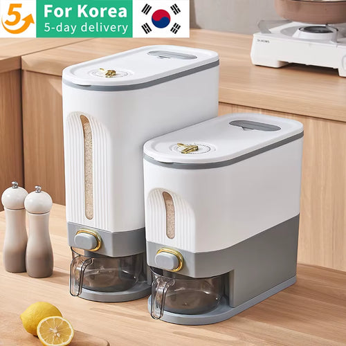 Home Rice Bucket - Insect-Proof and Moisture-Proof Sealed Container - Food-Grade Storage Bin for Rice