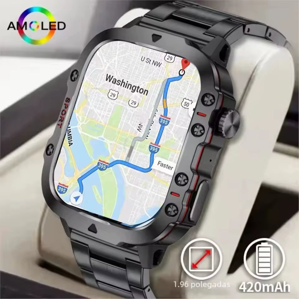 Outdoor Sports Smart Watch for Men & Women – Fitness Tracker with LED Display, ECG & PPG Monitoring