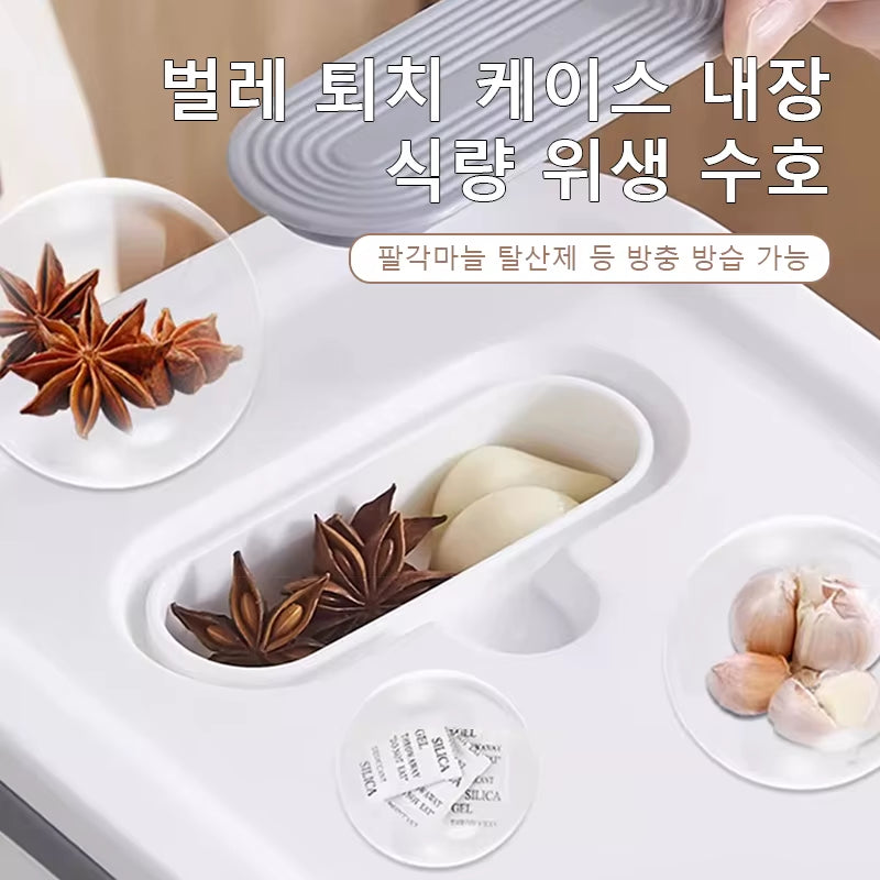 Home Rice Bucket - Insect-Proof and Moisture-Proof Sealed Container - Food-Grade Storage Bin for Rice