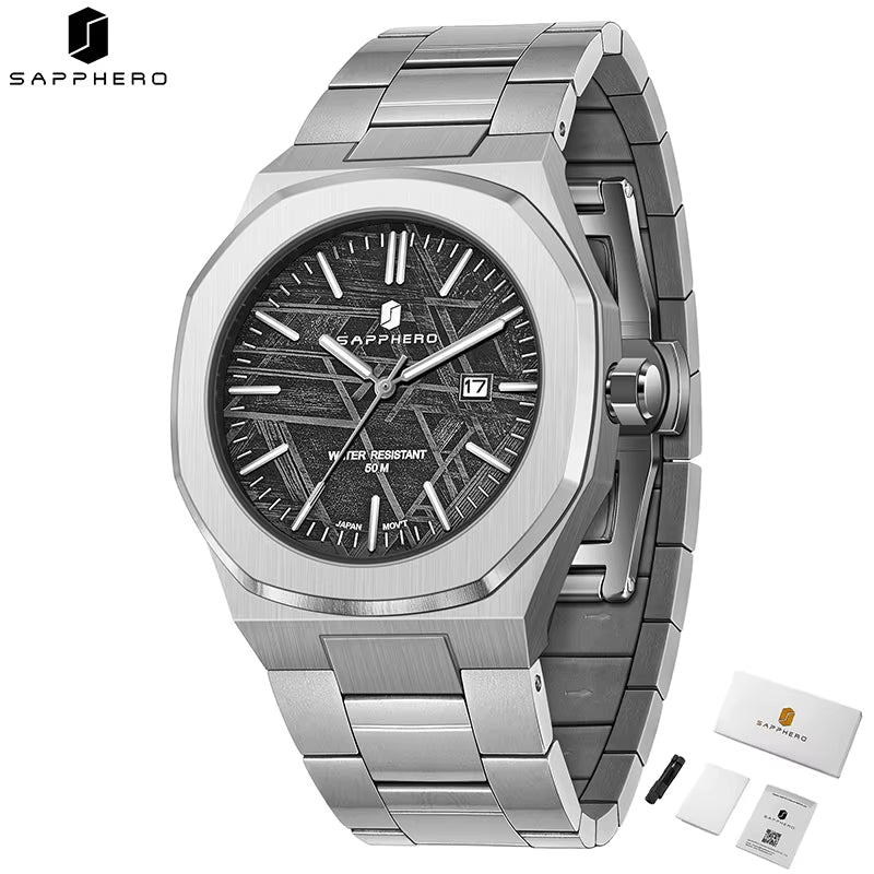 Men’s Luxury Classic Watch – Stainless Steel Business & Sports Wristwatch with Precision Imported Movement